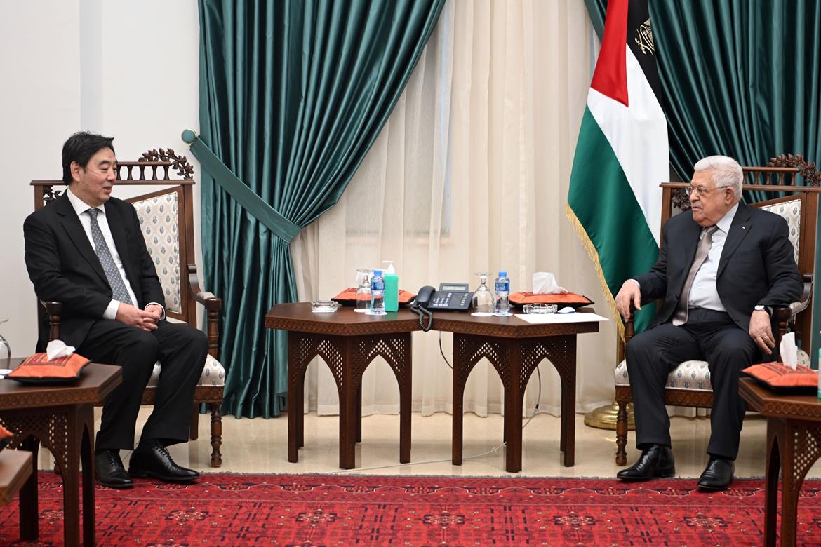 الرئيس يستقبل المبعوث الصيني الخاص للشرق الأوسط