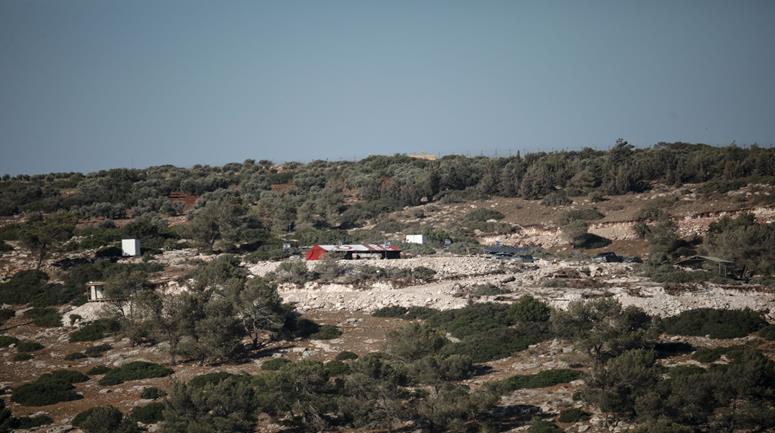  انشاء بؤرة استعمارية جديدة على أراضي المواطنين في قرية المغير شرق جنين