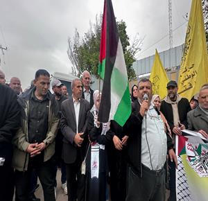 مسيرة منددة بإقرار الهيئة العامة للكنيست الإسرائيلية لقانون الإعدام بحق الاسرى الفلسطينيين،في مدينة دير البلح وسط قطاع غزة
