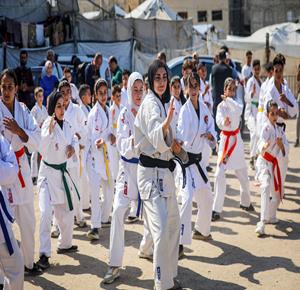 الاتحاد الفلسطيني للكاراتيه ينظم فعالية بمدينة غزة بهدف دعم تعافي القطاع الرياضي