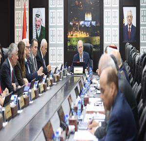  رئيس الوزراء محمد مصطفى يترأس الجلسة الأسبوعية للحكومة الفلسطينية
