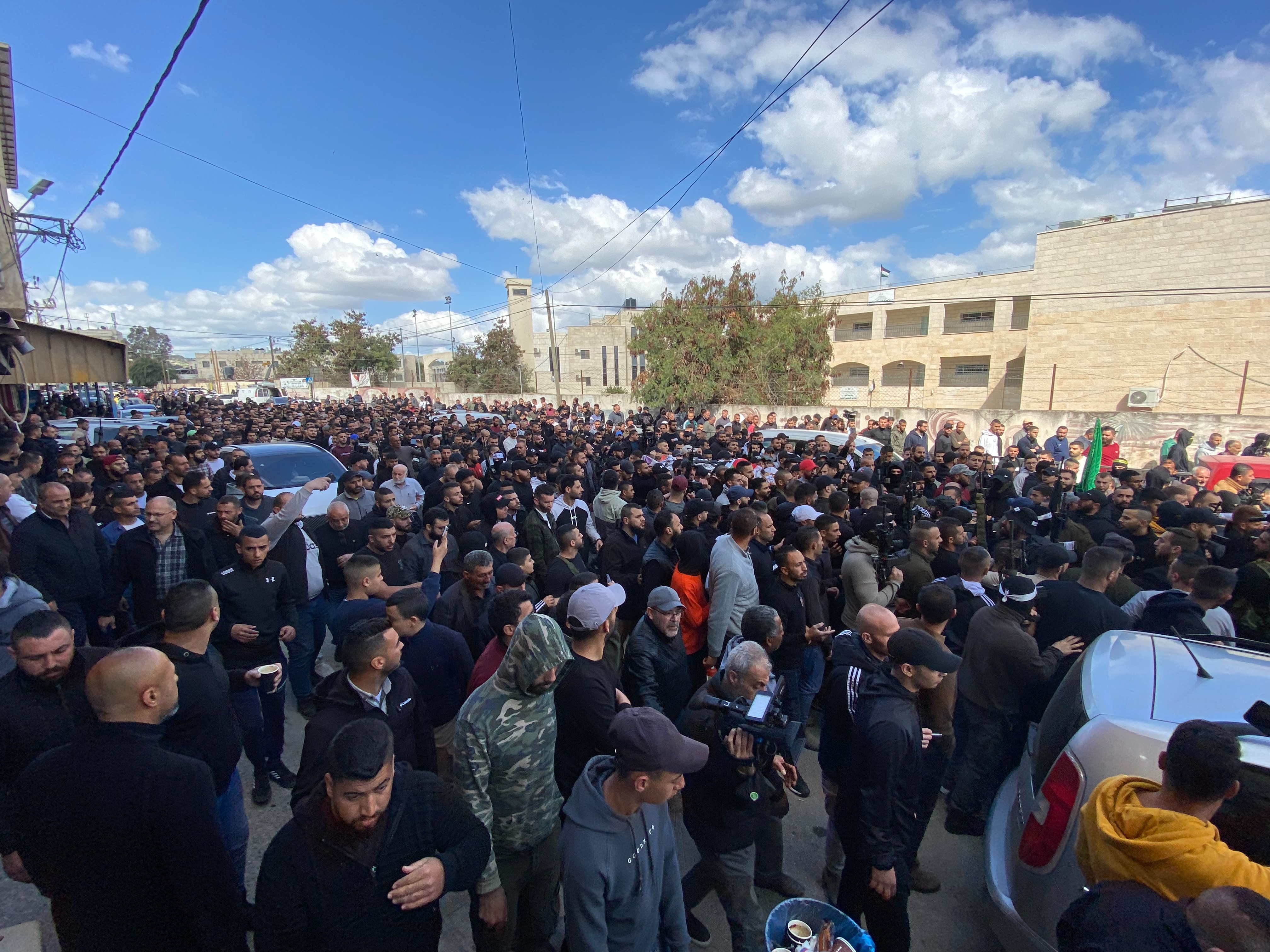 تشييع شهداء جنين الخمسة. (تصوير ثائر أبو بكر/وفا)