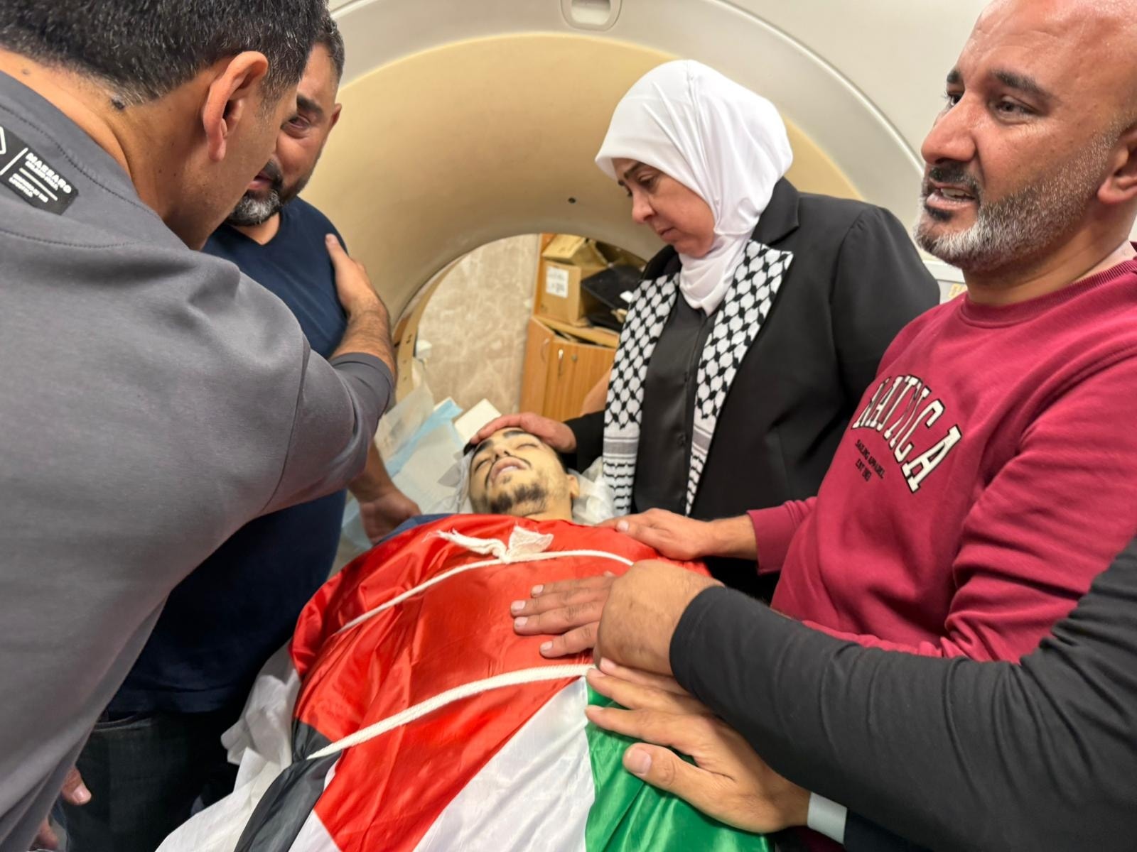 من داخل مجمع فلسطين الطبي