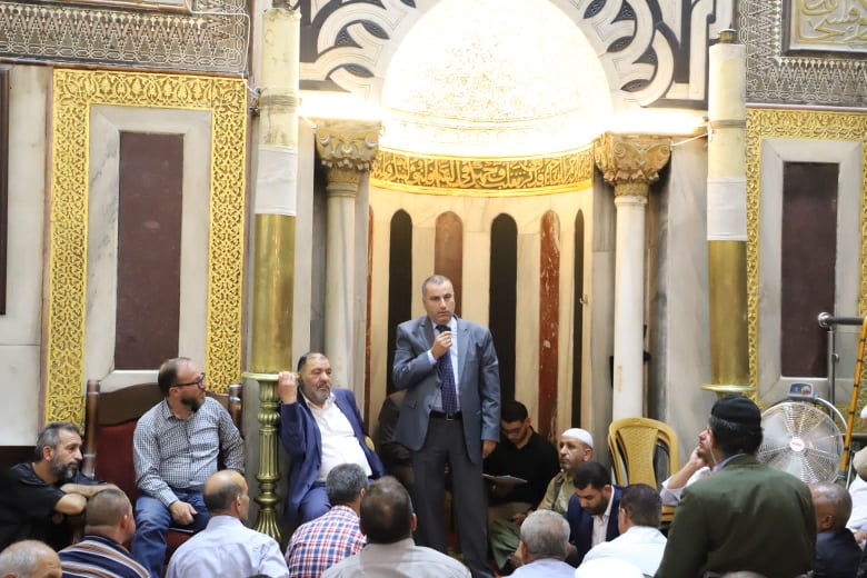 جانب من إحياء بداية العام الهجري الجديد في الحرم الإبراهيمي الشريف