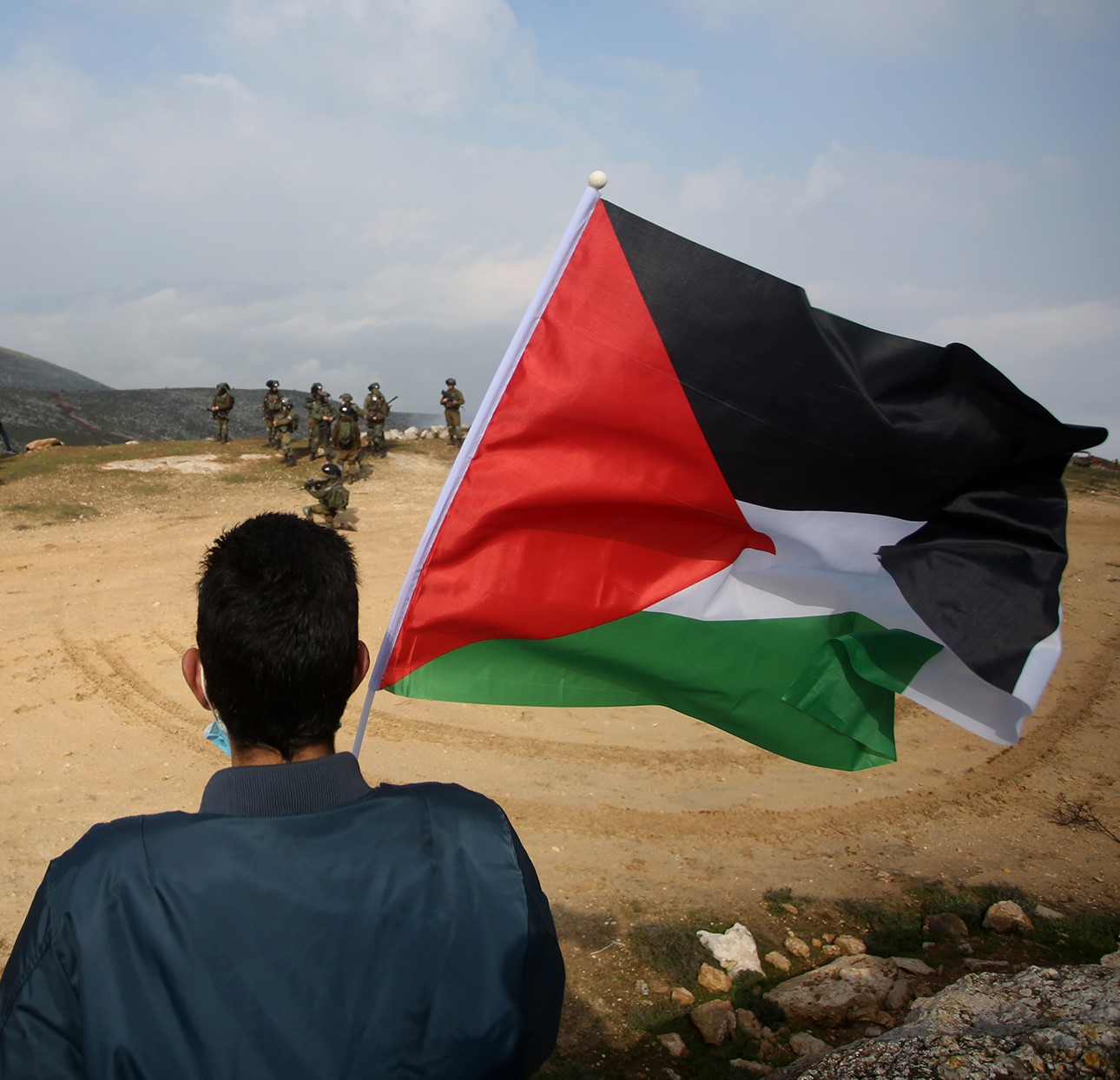  قرية بيت دجن شرق نابلس.(عدسة:ايمن نوباني/وفا)