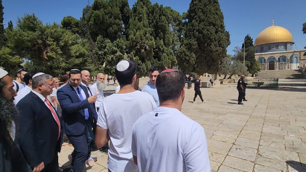 المتطرف بن غفير يقتحم المسجد الأقصى المبارك 