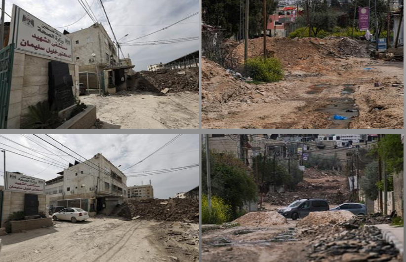 الاحتلال يواصل إغلاق مداخل مخيم جنين وعزله عن محيطه (تصوير: محمد منصور/وفا)