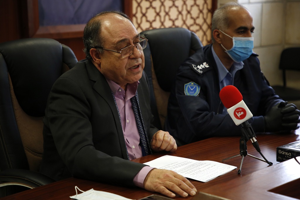 محافظ محافظة نابلس ابراهيم رمضان (تصوير: أيمن النوباني/وفا)