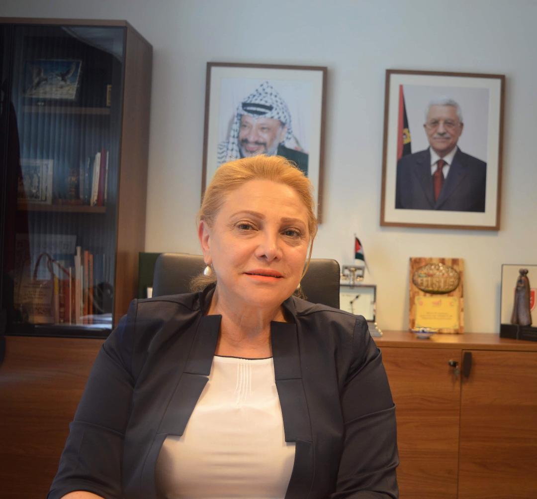 سفيرة فلسطين لدى النرويج انطوانيت سيدن 