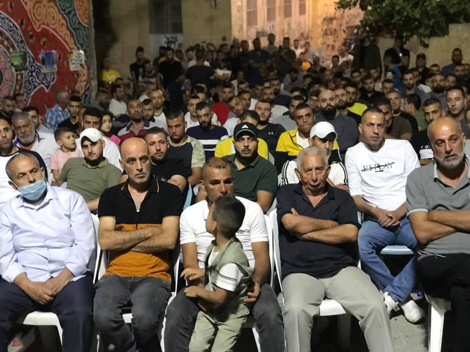 جانب من الاحتفال. عدسة: (ثائر أبو بكر/ وفا)