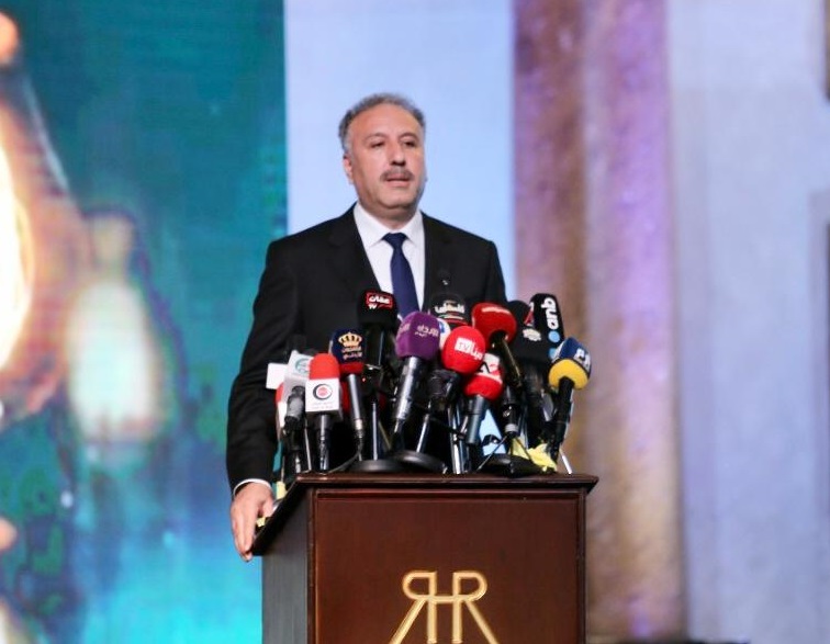الوزير أحمد عساف في كلمته خلال افتتاح فعاليات مهرجان الأردن للإعلام العربي الرابع "دورة القدس"