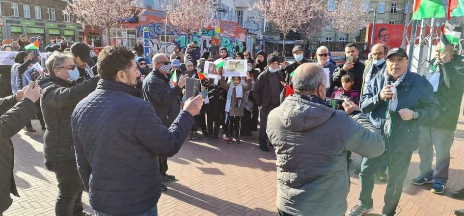 جانب من الوقفة التضامنية