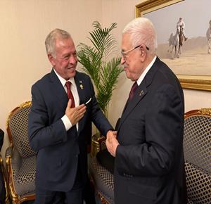 الرئيس يلتقي ملك الأردن في الدوحة