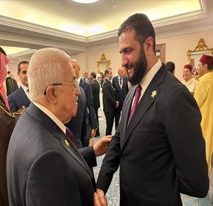 الرئيس يلتقي الرئيس السوري في الدوحة