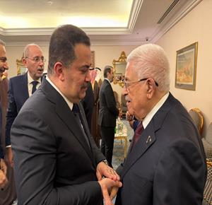 الرئيس يلتقي رئيس وزراء العراق في الدوحة