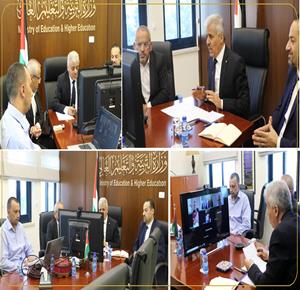 برهم يبحث مع رؤساء جامعات غزة سبل دعم وإغاثة التعليم العالي في القطاع