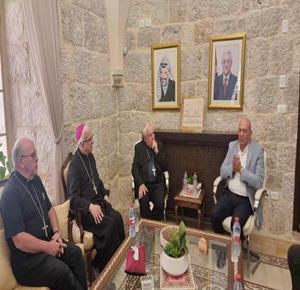 وزير السياحة والآثار يلتقي رئيس مجلس أساقفة فرنسا