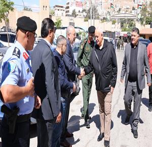 وزير الداخلية يطّلع على الوضع العام في محافظتي نابلس وجنين