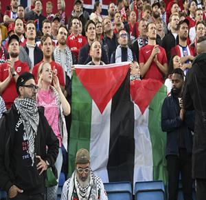 تظاهرة في النرويج دعما لفلسطين وتنديدا بالعدوان الإسرائيلي