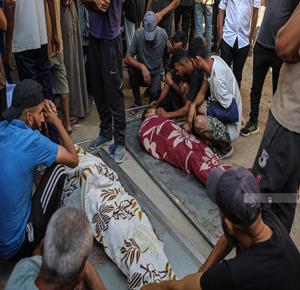 شهيدان ومصابون في قصف للاحتلال على حي تل الهوا بمدينة غزة