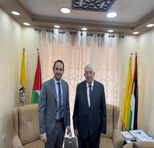 العالول يبحث مع القنصل الفرنسي العام مستجدات الأوضاع في الأراضي الفلسطينية