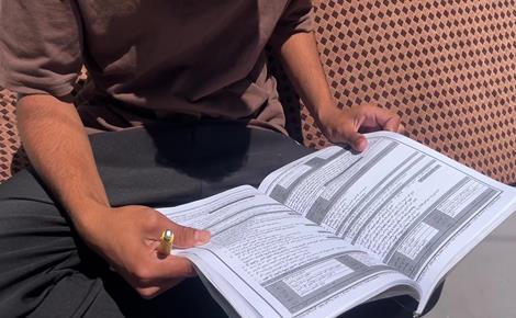 طلبة غزة يستعدون لامتحانات التوجيهي
