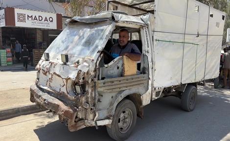 العدوان الإسرائيلي على غزة يدمّر قطاع النقل 